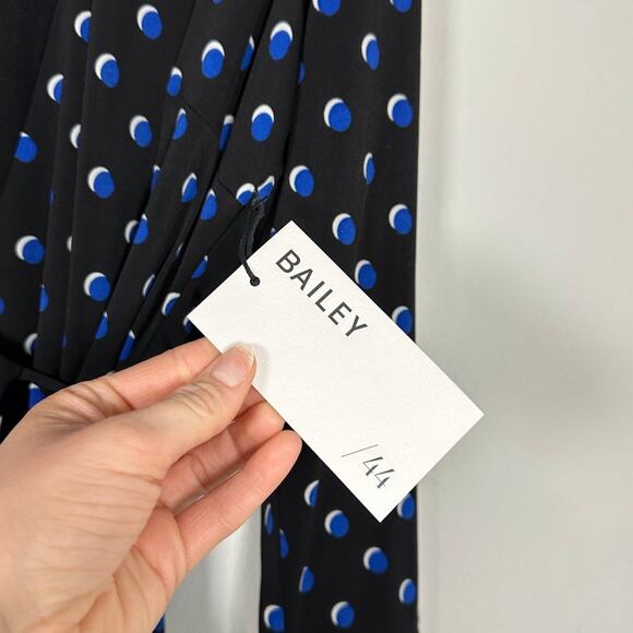 NWT Bailey 44 Wrapture Polka-Dot Print Wrap Blouse Women's Large - Picture 5 of 8